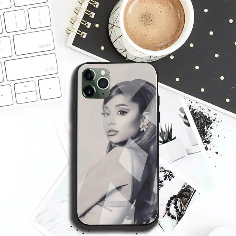 

Ariana Grande - positions Phone Case Tempered Glass For iPhone 12 pro max mini 11 Pro XR XS MAX 8 X 7 6S 6 Plus SE 2020 case