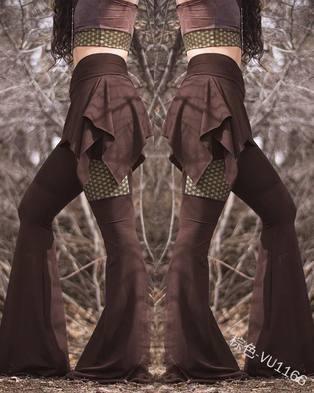 Женские Костюмные брюки в стиле ретро со шнуровкой| |