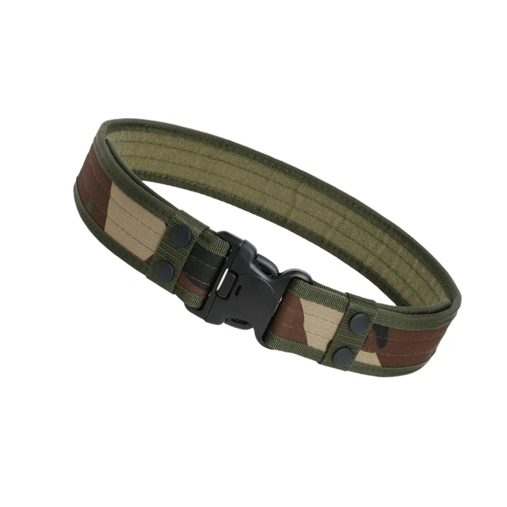 

Men's Boys Outdoor Western Oxford Cloth Belt Waistband Quick Release Buckle Belt Sports Mountain Climbing Belt (Green)