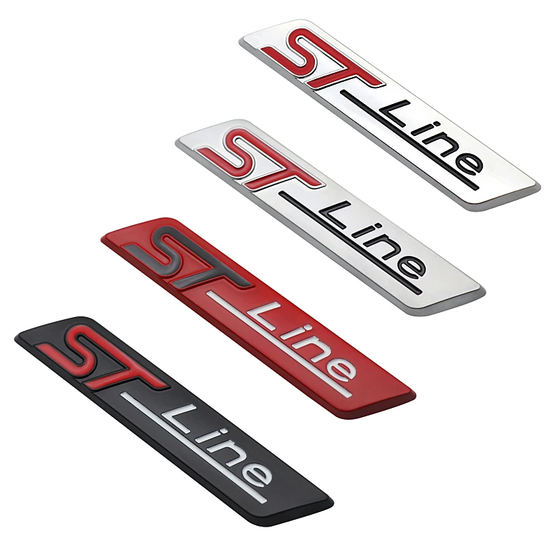 Металлическая 3d-эмблема ST line хромированная наклейка для Renault Megane 2 3 Duster Logan Clio 4 Laguna
