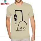 Сделай своими руками свой собственный футболки эмо игры футболки на заказ короткий рукав Для мужчин s для Для мужчин большие Размеры натуральный футболка