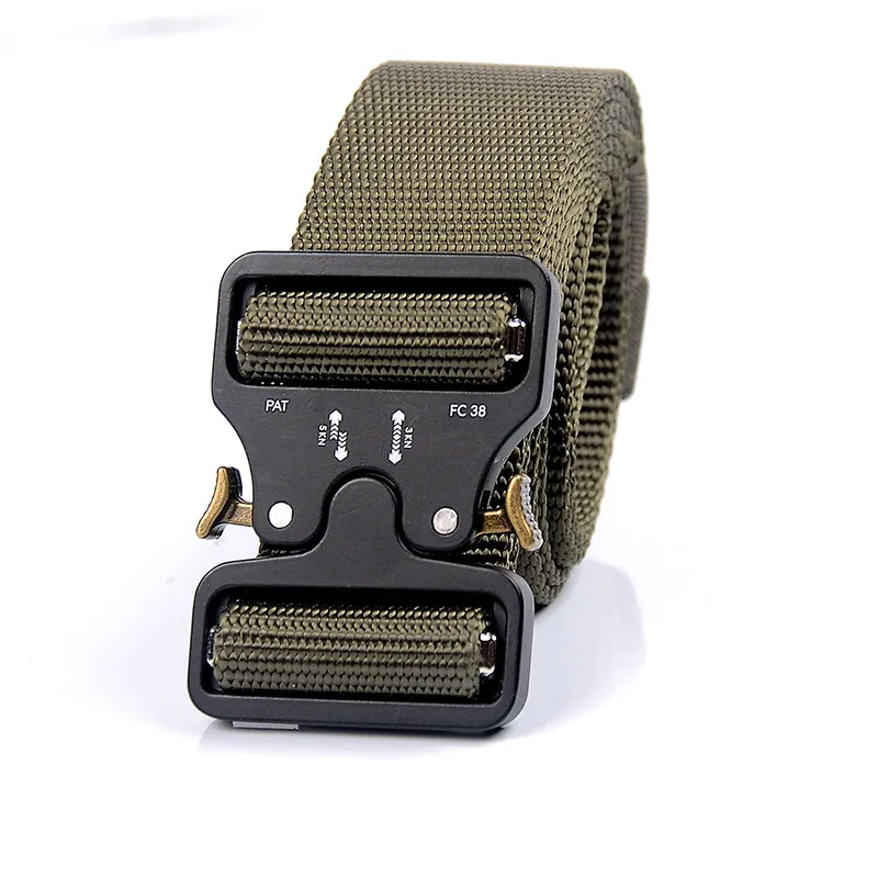 FLYING ART Tactical Nylon Casual Non-porous Seam Tough Belt Quick Release Men's Fashion Business Belt  - buy with discount