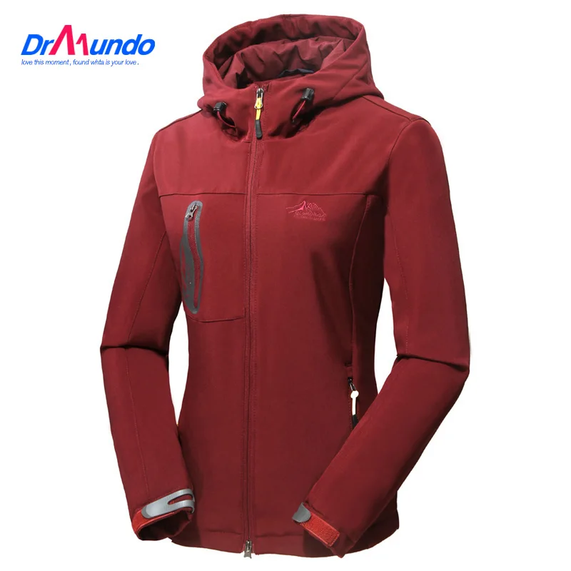 Женская походная куртка с мягкой оболочкой водонепроницаемая эластичная