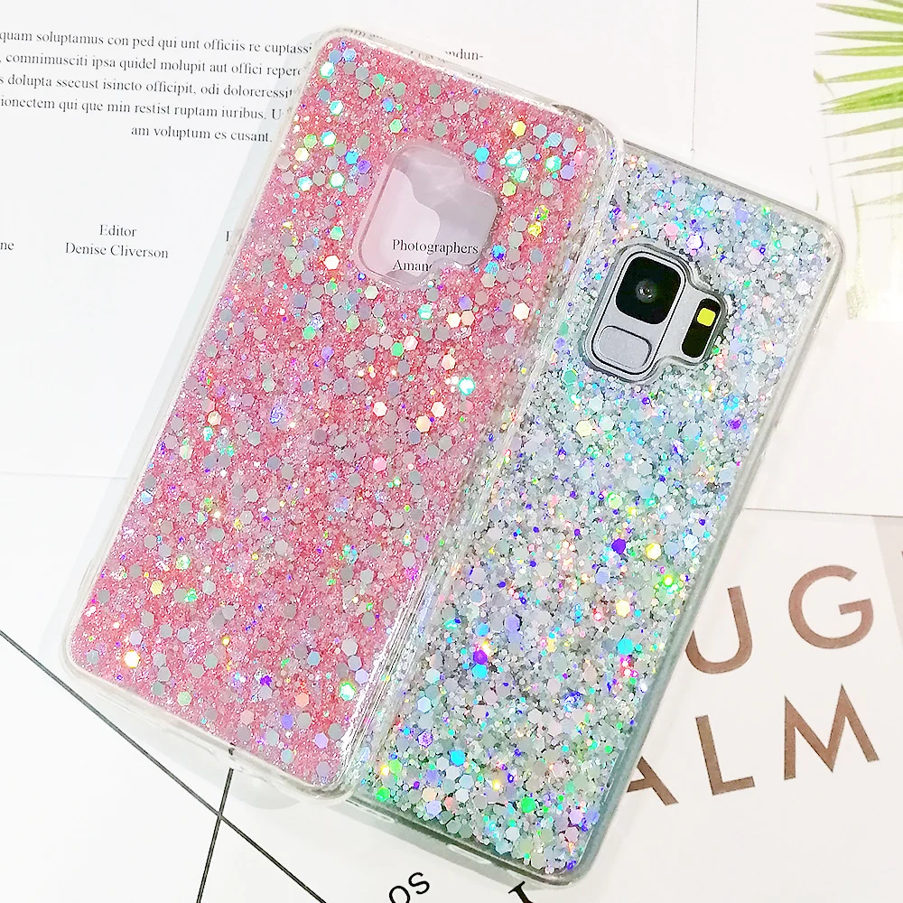 Роскошный тонкий мягкий чехол LAPOPNUT для Samsung Galaxy S20 Ultra S9 S8 Plus S7 S6 S10 S10e Блестящий