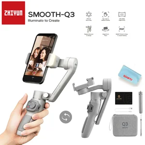 zhiyun smooth q3 3 axis phone gimbal flexible handheld stabilizer with fill light for smartphone iphone xiaomi huawei android free global shipping