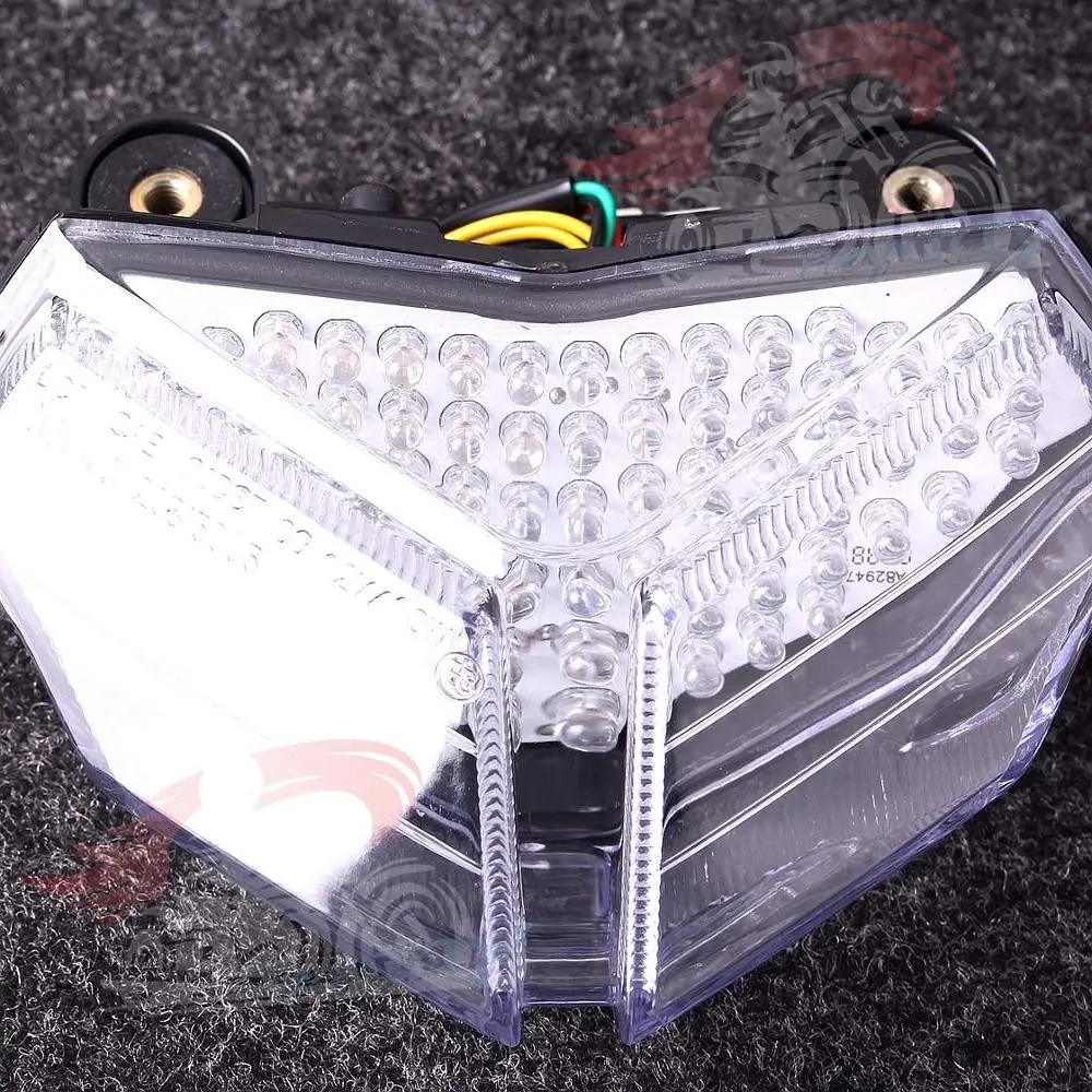 Мотоциклетный светодиодный задний фонарь интегрированные поворотные сигналы