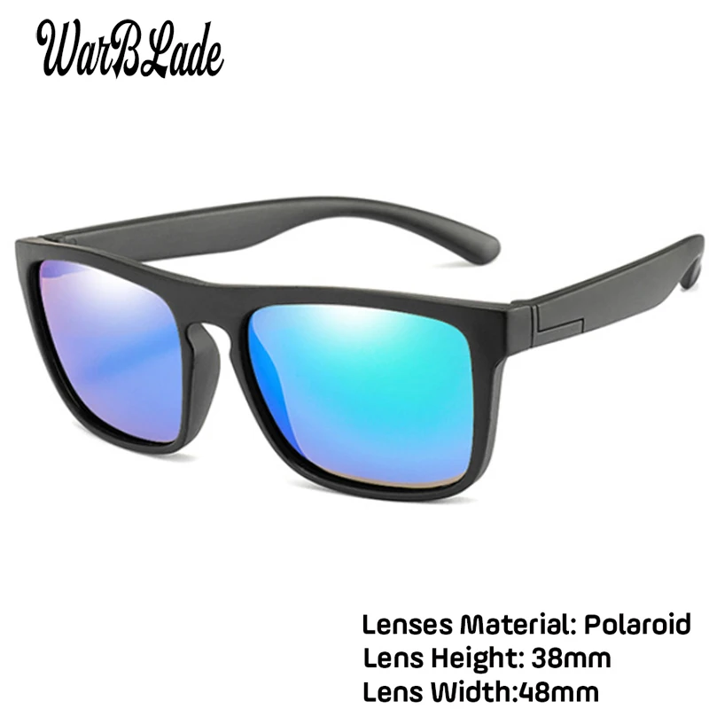 Модные поляризованные детские солнцезащитные очки WarBlade для мальчиков и девочек