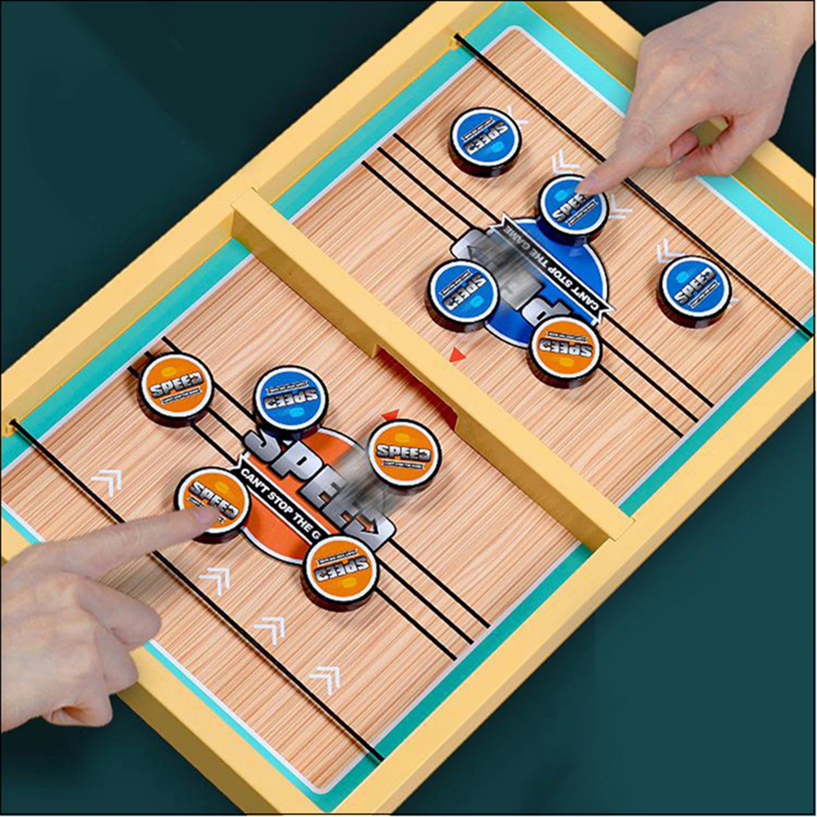 

Fast Sling Puck Game Hockey Family Table Game Sports Battle for Kids Adults