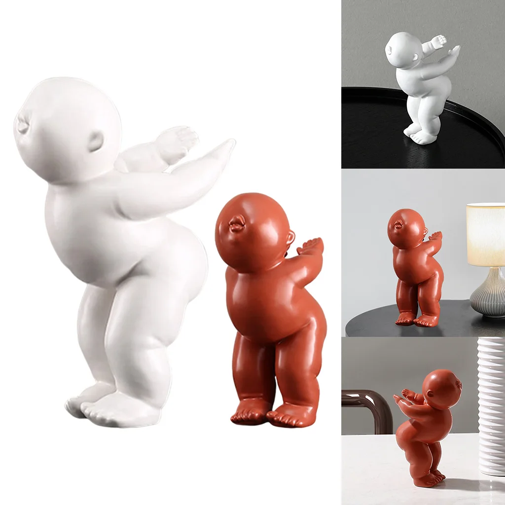 

Abstract Kids Sculpture Creative Figurine Home Tabletop Decor Birthday Gifts