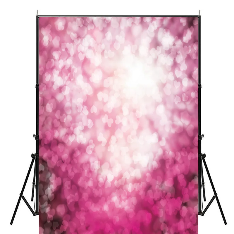 WHISM 28 дизайн розово-красный блестящий эффект Тема Фотография фон ткань 5x7 футов
