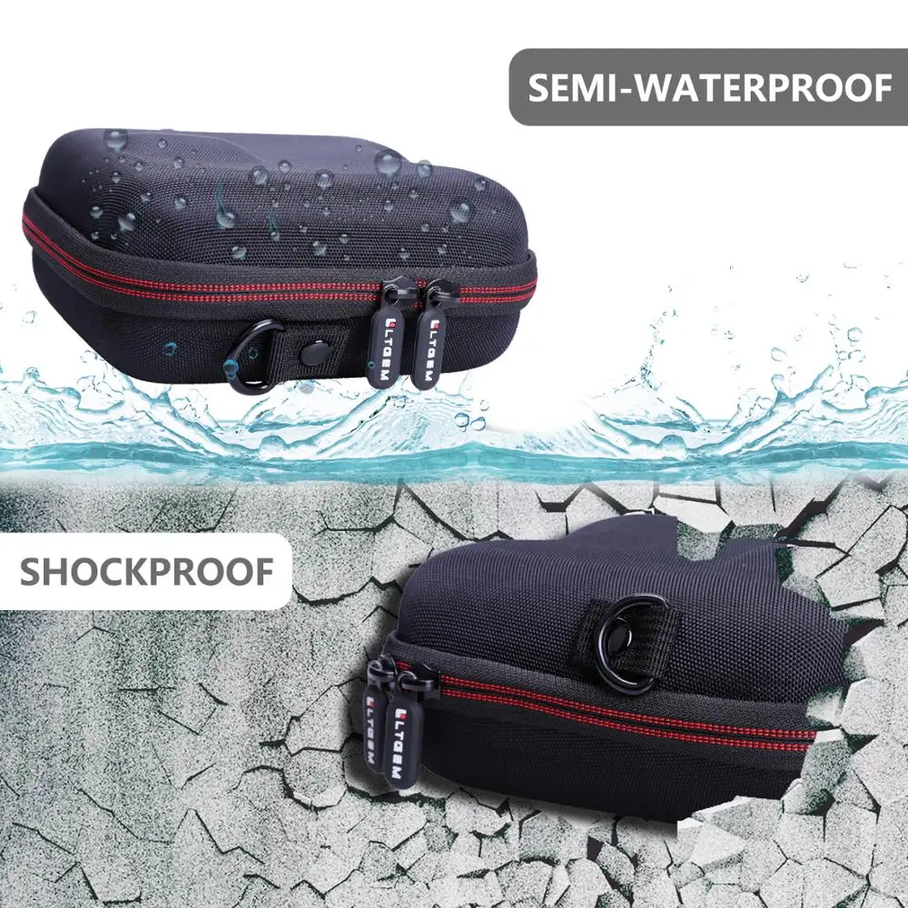 LTGEM EVA Hard Case for Bushnell H2O Waterproof Fogproof Roof Prism Binocular (10*42mm)