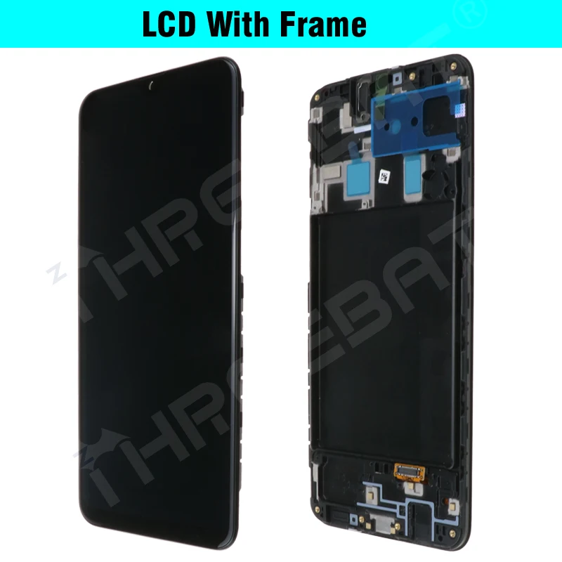 ЖК-дисплей 6 4 ''Super OLED для Samsung Galaxy A20 A205 SM-A205F A205FN сенсорный экран с дигитайзером