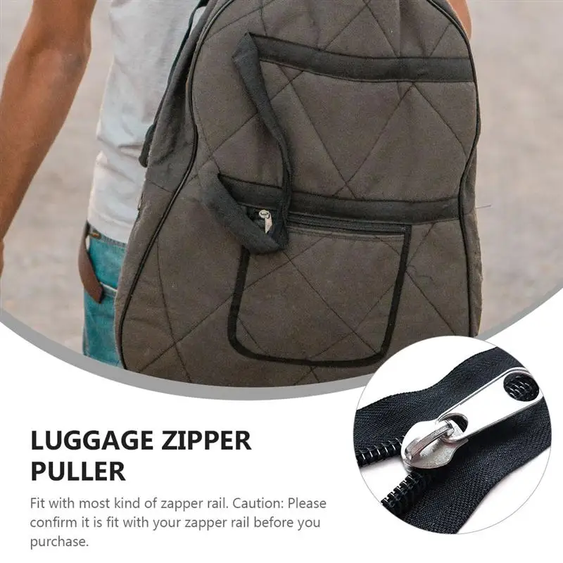 

120pcs Zinc Alloy Bag Zipper Head Hardware for Luggage Clothing Textiles Use