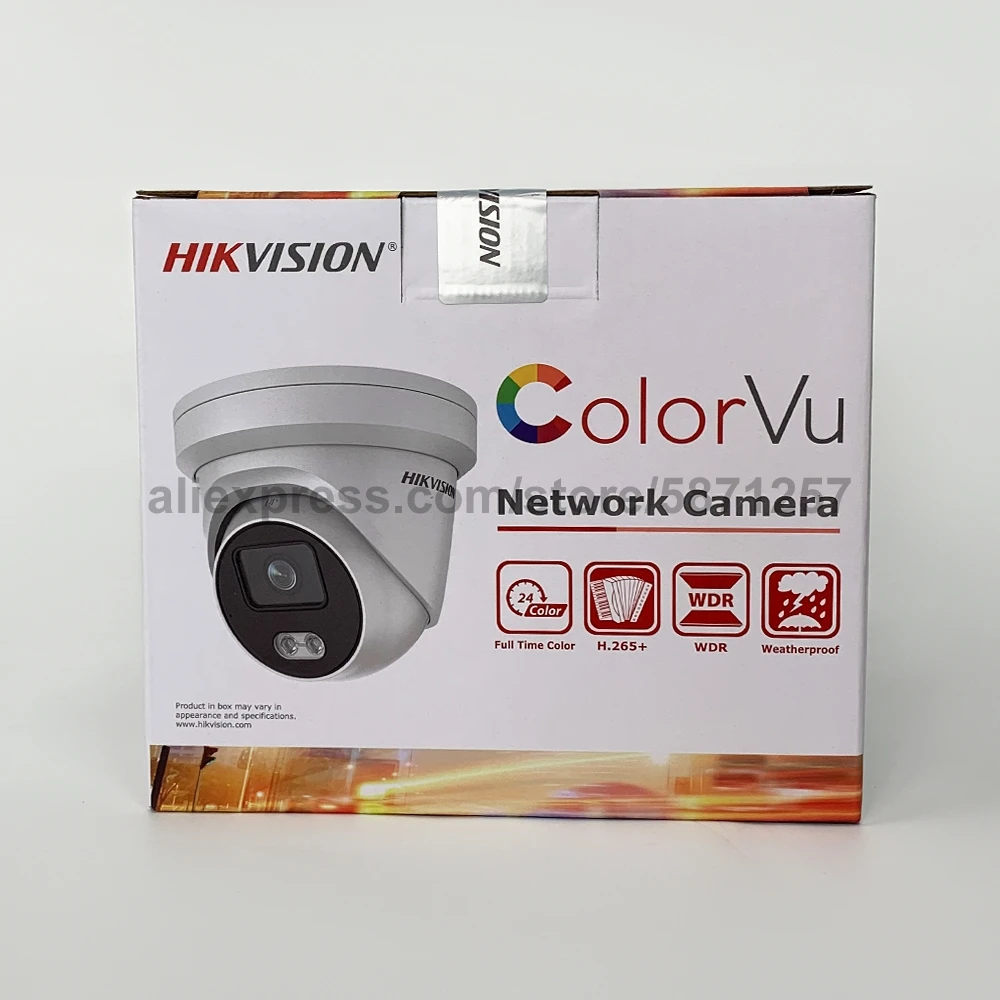 Hikvision ColorVu оригинальный IP Камера DS 2CD2347G1 LU 4MP сети пуля POE H.265 CCTV SD слот для карт