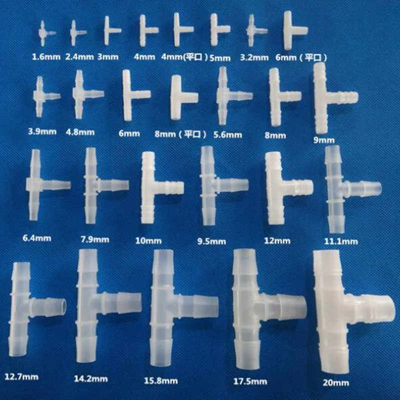 Пластиковый фитинг для труб 17 5 мм колючая пагода равноценный 3-ходовой Тройник