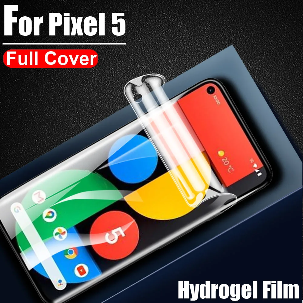 

Полная пленка для Google Pixel 4A, Защита экрана для Pixel 4A 5, Гидрогелевая пленка, Защитная пленка для телефона Pixel 5A, 5, 4A, фотопленка