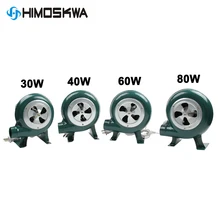 220V~240V household blower Iron Barbecue blower Small centrifugal blower 30W 40W 60W 80W EU US Plug adapter Green for barbecue