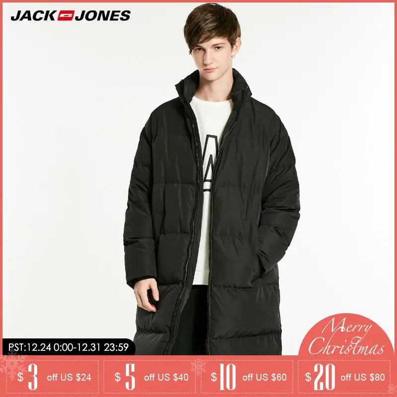 Jack Jones зимняя мужская куртка средней длины со стоячим воротником | 218412551