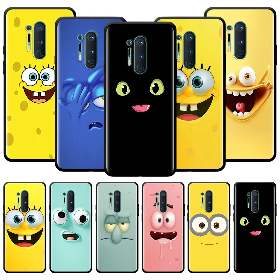 

Funny Face Luxury Phone Case For Oneplus Nord N100 N200 N10 7 8 9 7T 8T 9R 9RT CE 2 Z Pro 5G Luxury Silicone Cover Shell TPU Bag