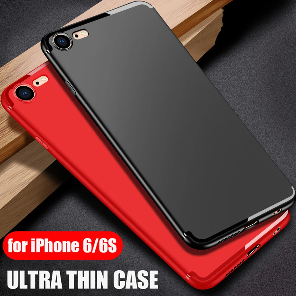 Чехол KOLPLER для iphone 6s мягкий чехол из ТПУ ультратонкий легкий матовый ударопрочный