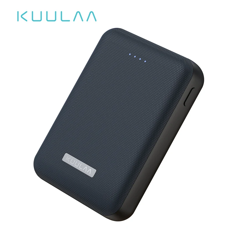 KUULAA Power Bank 10000 мАч Портативное зарядное устройство Dual USB Mini Внешнее для Xiaomi Mi 8 PoverBank