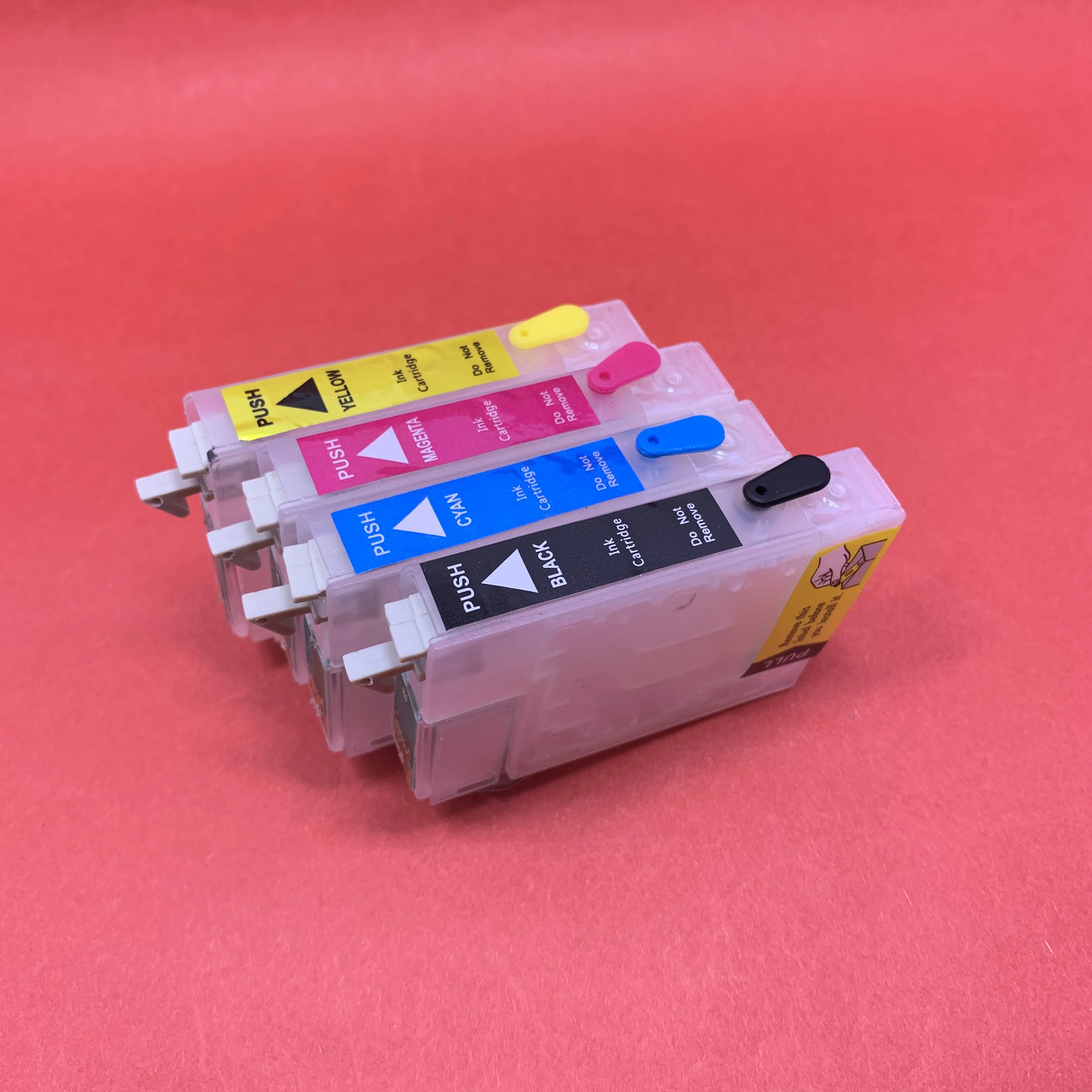 

YOTAT Refillable T1001 T1002 T1003 T1004 Ink Cartridge for Epson Stylus Office B40W BX310FN BX600FW BX610FW SX515W SX600FW