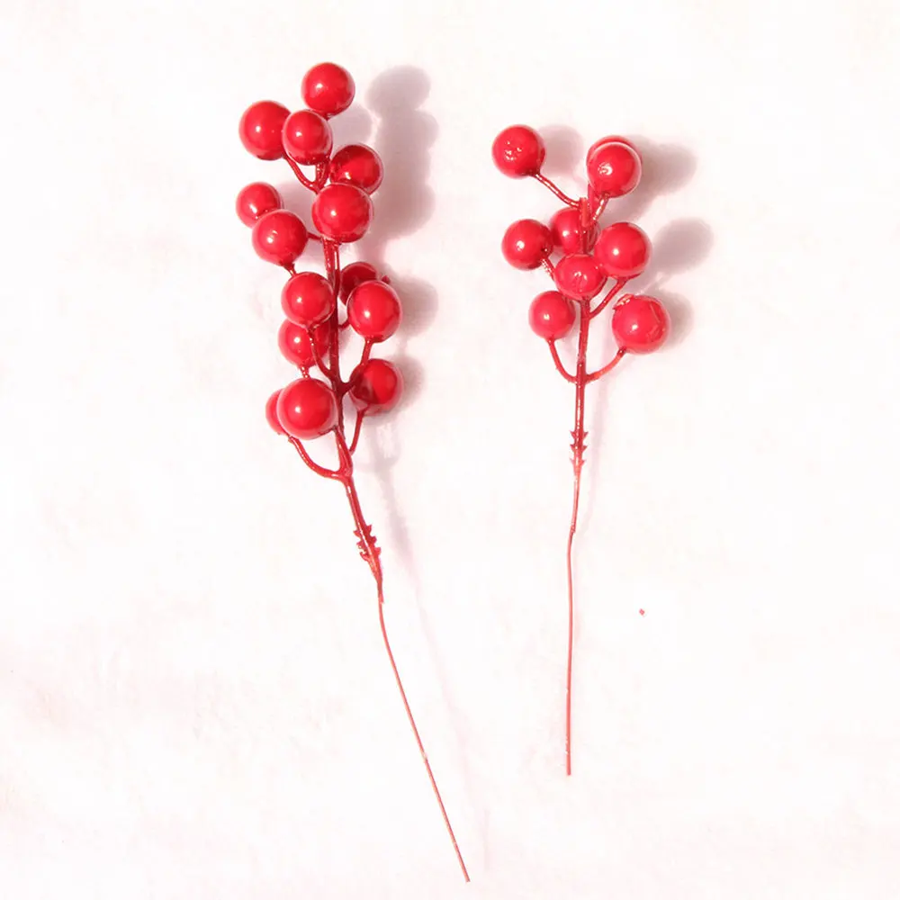 15 шт. рождественские искусственные ягоды стеблей игрушки Украшение