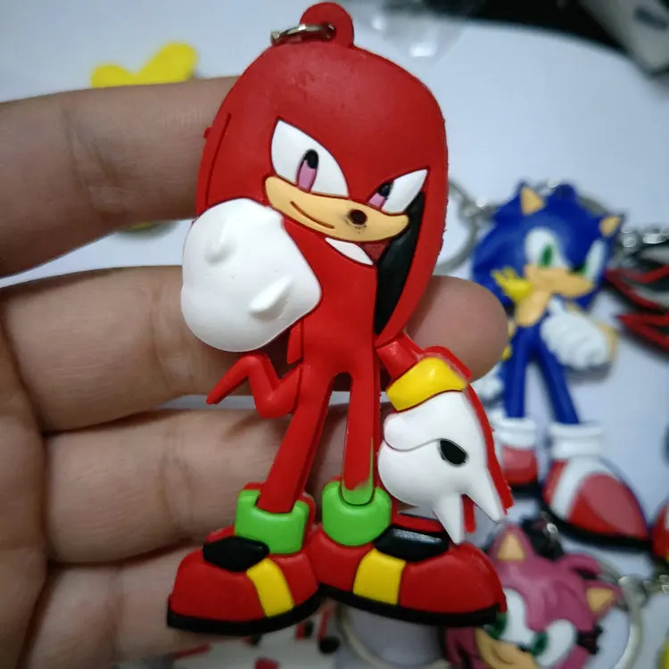 Игрушечная фигурка супер Sonic Ежика с костяшками звуковая игрушки для детей