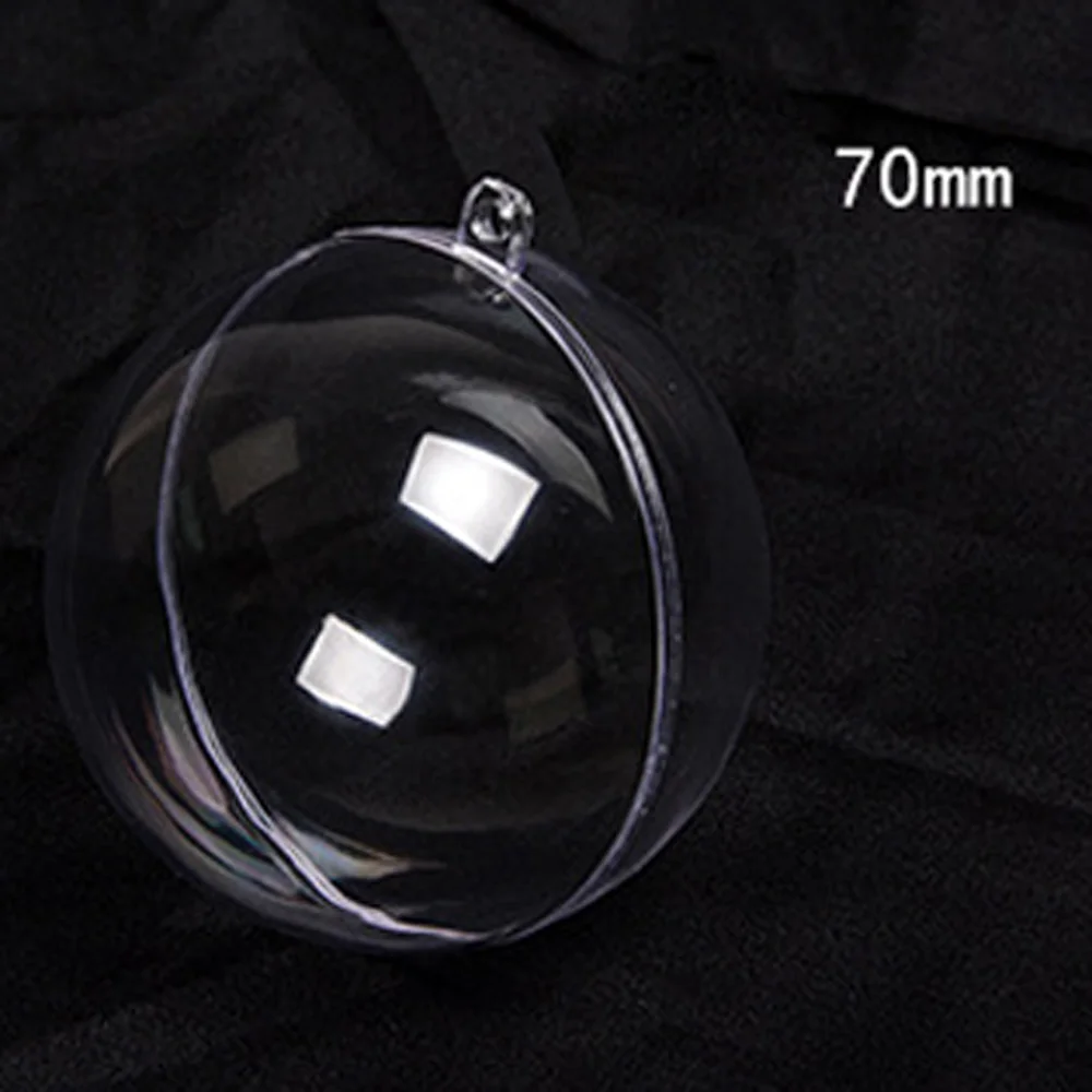 

Christmas Tree Clear Bauble Ornament Gift Present Hanging Decoration Transparent