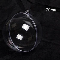 christmas tree clear bauble ornament gift present hanging decoration transparent