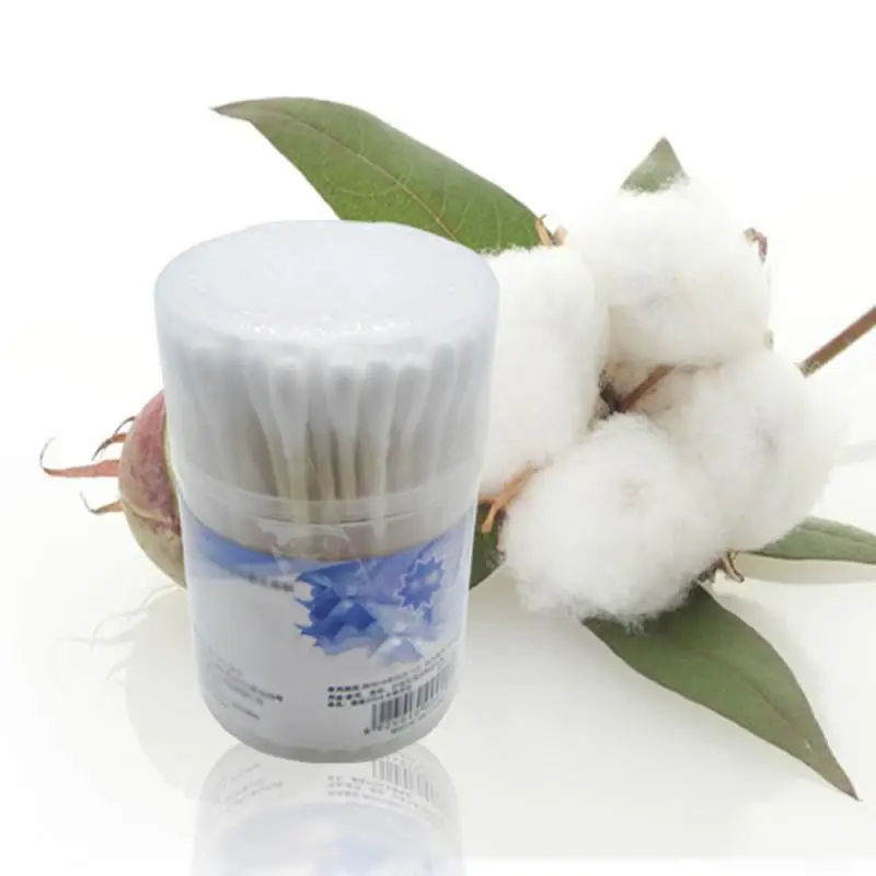 Деревянные ватные тампоны 1 комплект/100 шт. косметика для перманентного макияжа