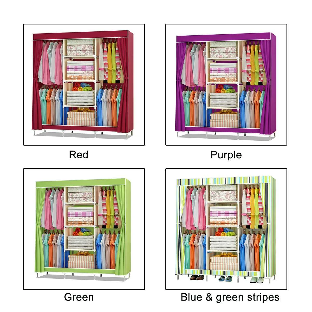 Складной шкаф из нетканого материала портативная мебель сделай сам для хранения