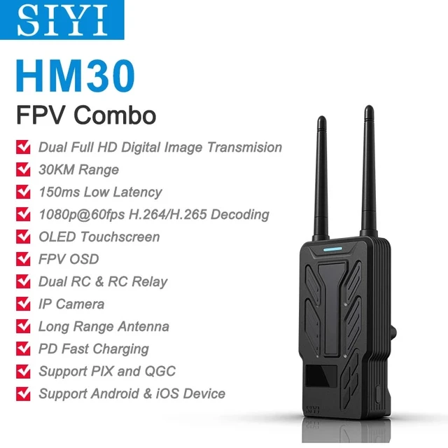 SIYI HM30 Full HD Fly More Combo