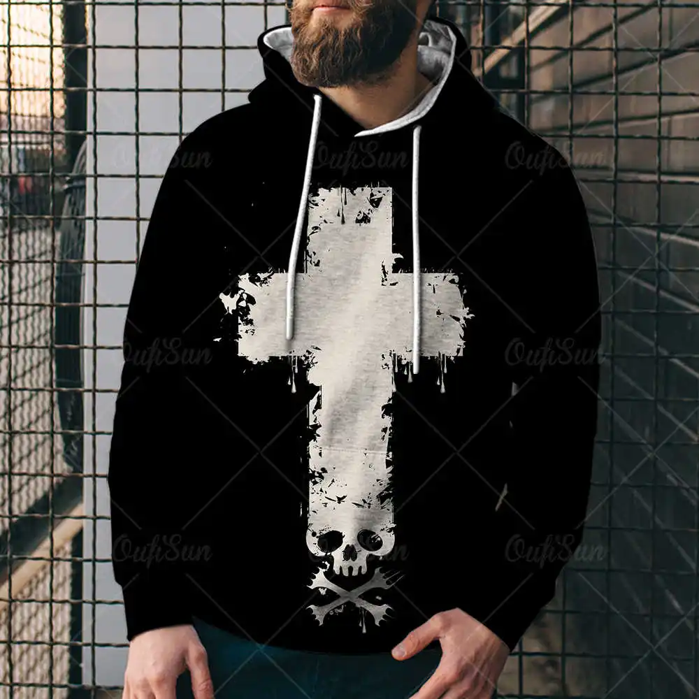 

Fashion Street Hip-Hop Skull Pattern 3D Print Hoodie Men's/Women's Spring And Autumn Hooded Jacket Unisex Oversize Sweatshirts