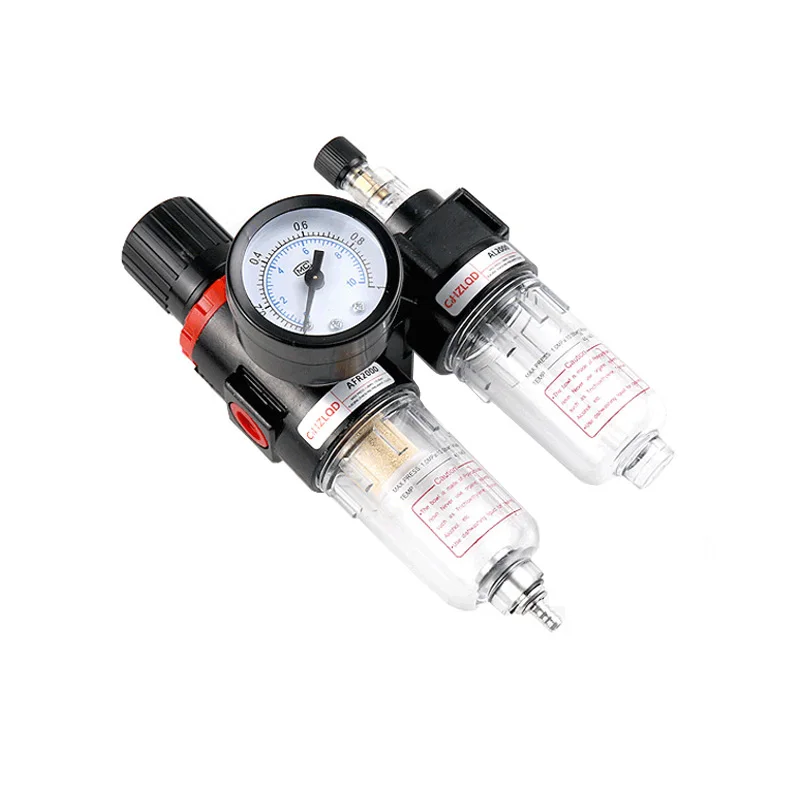 AFC2000 Oil Water Separator Regulator Trap Filter Airbrush Air Compressor Pressure Reducing Valve AFR2000+AL2000 G1/4 | Автомобили и
