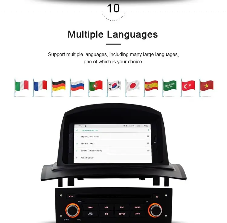JDASTON Android 10 автомобильный мультимедийный плеер для RENAULT Megane Fluence 2002-2008 wifi gps навигация 1 Din автомагнитола Стерео DVD SD