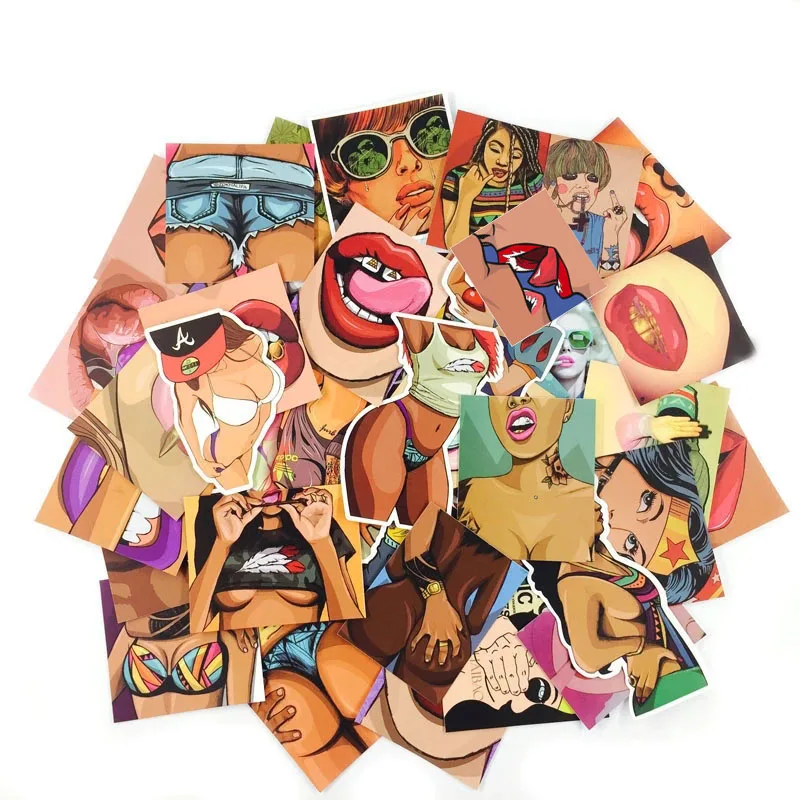 

10/30/50 шт. крутые аниме Hentai сексуальная девушка Waifu наклейки s наклейки DIY багаж гитара мотоцикл автомобиль ноутбук водостойкая наклейка игруш...