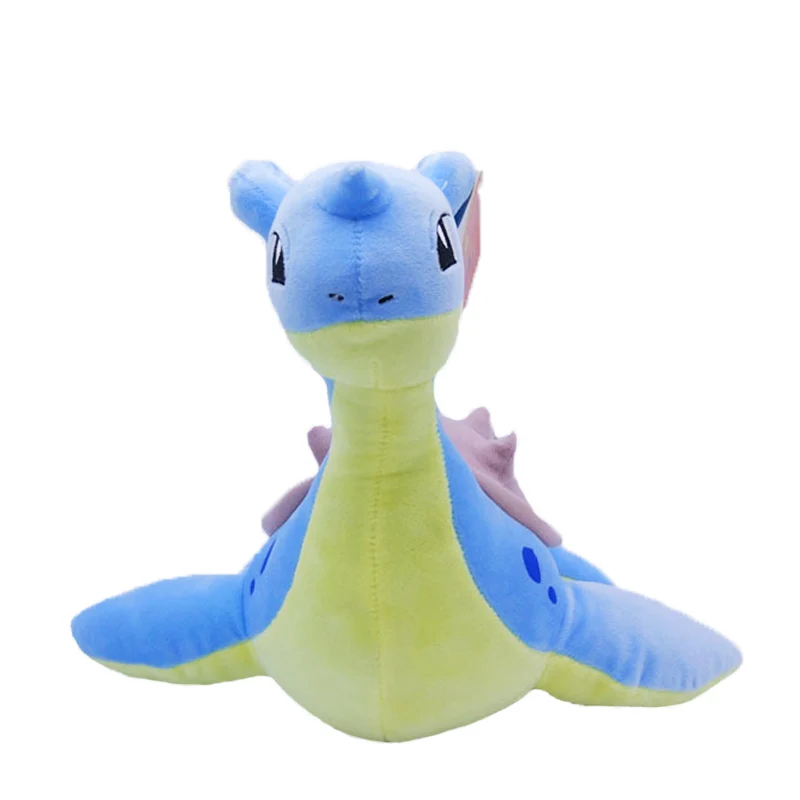 18-92 см мягкие животные Плюшевые игрушки Аниме Блестящий клоун Mew Dragonair Kyogre Solgaleo Ho-Oh Мягкие плюшевые Мультяшные куклы игрушки - Цвет: 26cm Lapras