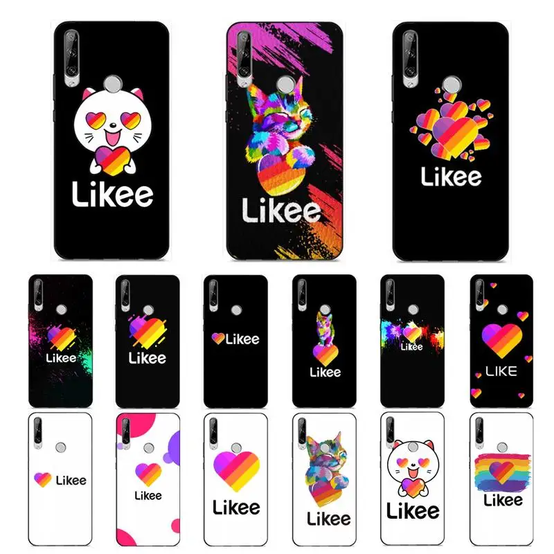 

YNDFCNB Colorful Rainbow Likee Phone Case for Huawei Y 6 9 7 5 8s prime 2019 2018 enjoy 7 plus
