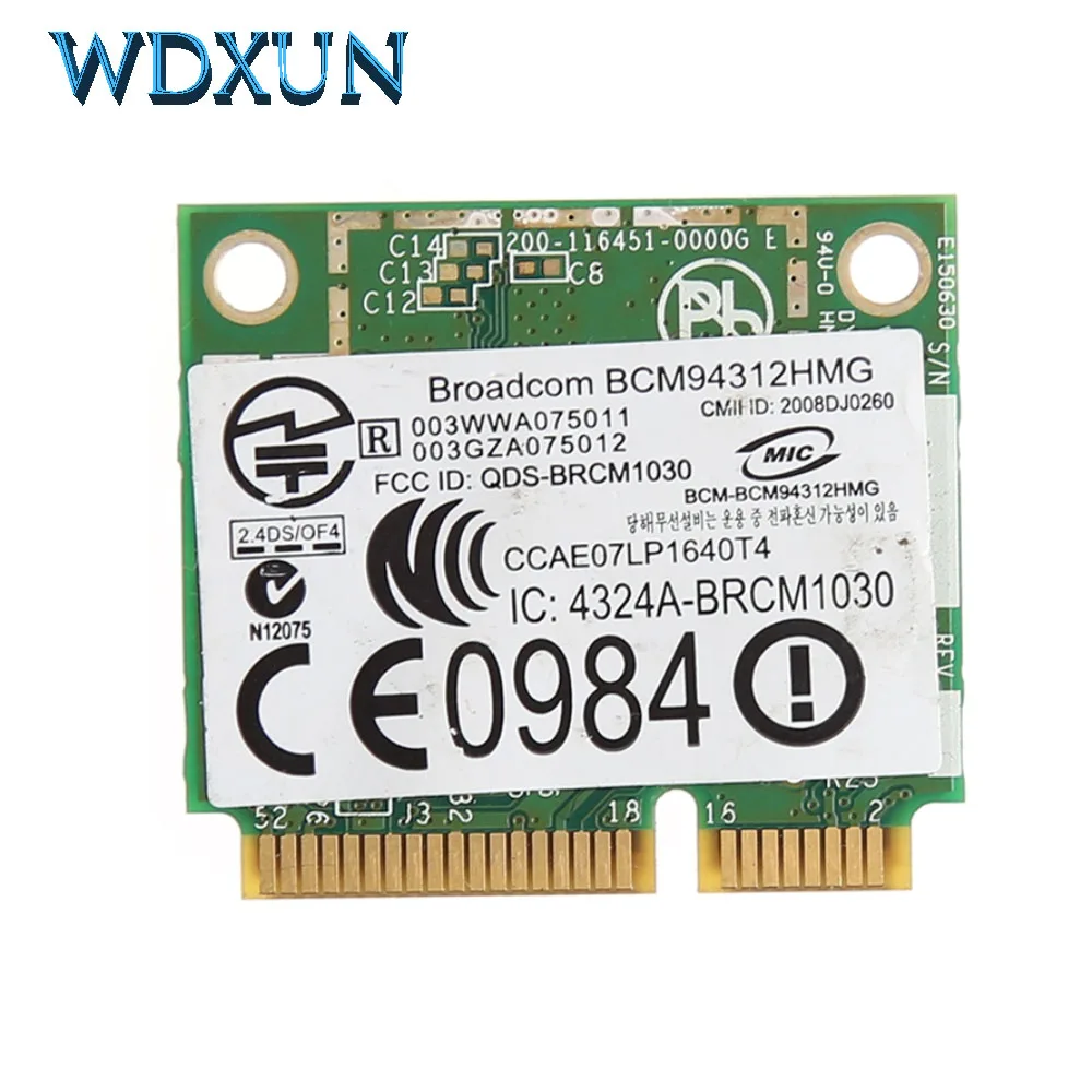 DW1397 для Broadcom BCM94312 Беспроводная половинная мини плата PCI E Dell Studio XPS 1450 1457 1458 1558 1745 1440