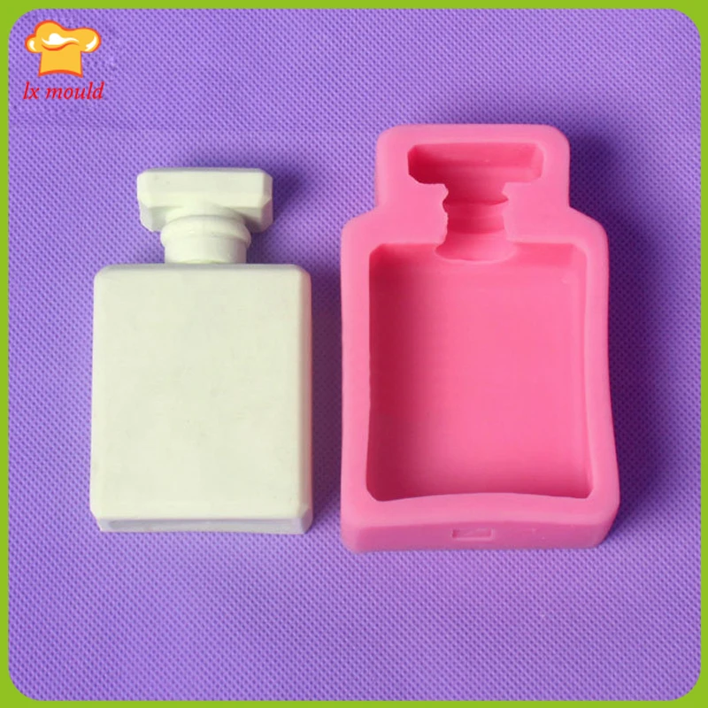 

2D Perfume Bottle Cakes Decorated Candy Mould DIY Baking Tools Liquid Soap Silicone Mold