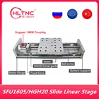 XYZ axis Slide Linear Stage SFU1605 шариковый винт + HGH20 линейная направляющая подходит для шаговогосерводвигателя Name2334 для станка с ЧПУ