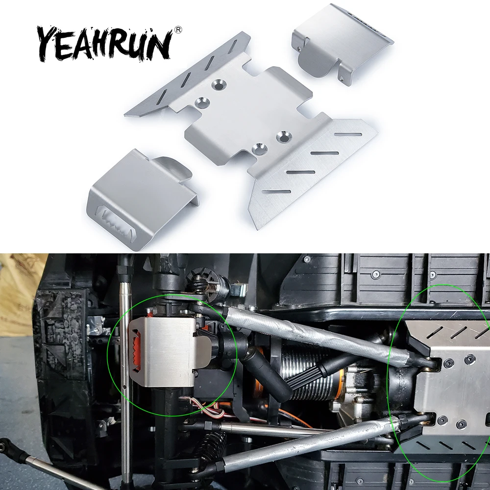 

Противоскользящая пластина из нержавеющей стали YEAHRUN для Axial SCX6 AXI05000 Wrangler AXI05001 Trail Honcho 1/6 детали для радиоуправляемого автомобиля