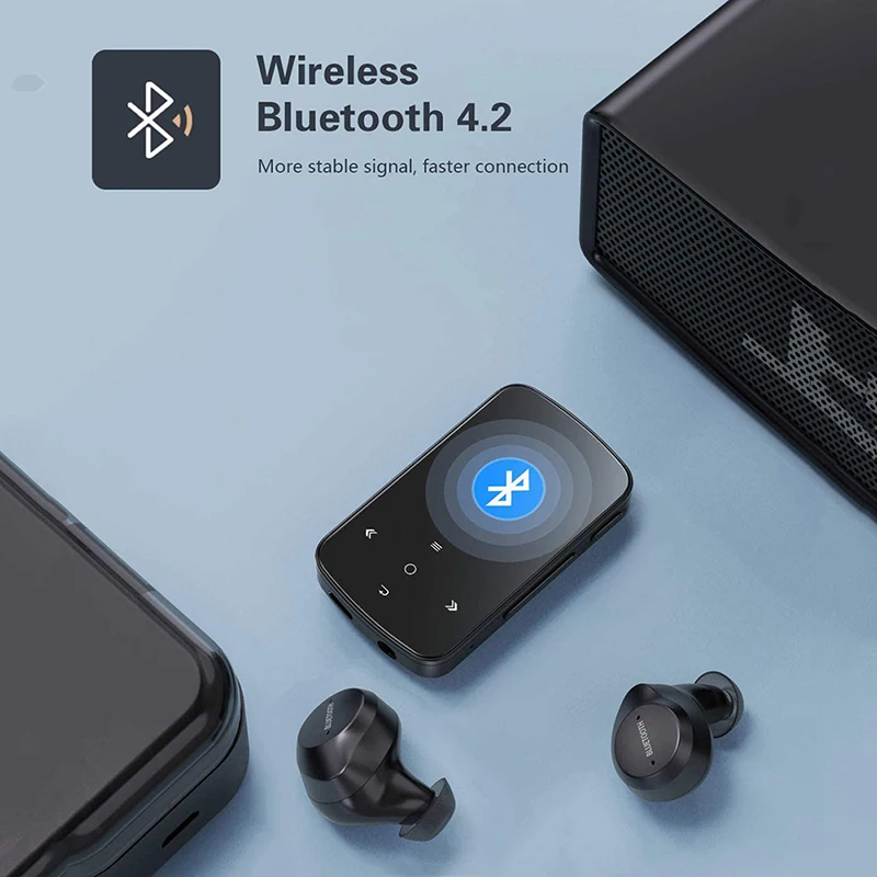 

Greatlizard 32GB Bluetooth MP3 Player Portable Clip Pedometer FM Radio TF Recording Music Player