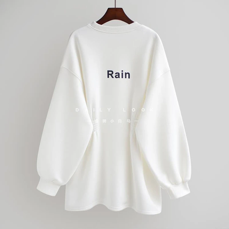 Spring Autumn Oversized Sweatshirt Woman Korean Fashion Women Pullovers Outwear Harajuku Women Sweetshirts Ladies Loose Tops 2XL