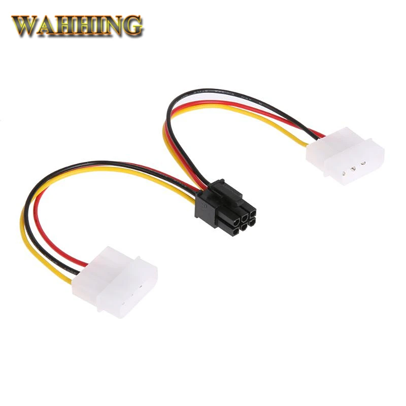 Новый 2 предмета x Molex на PCI-E Мощность адаптер 4Pin 4-контактный 6-контактный
