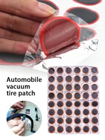 48pcs 25mm motorcycle tire patch bicycle autocycle tire repair piece round and square rubber patch piece tire repair tools new