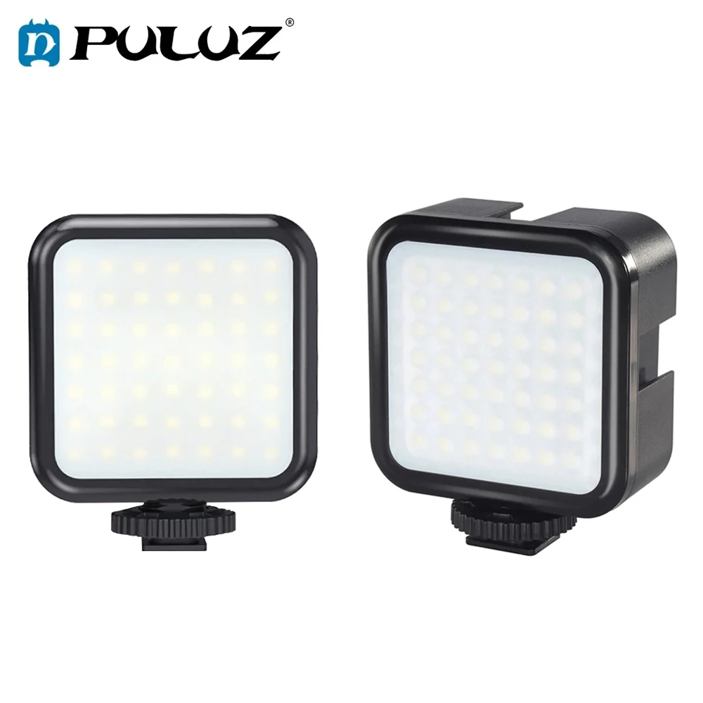 PULUZ PU529B 3W Photography Fill Light LED Portable Dimmable Video Ligh For DSLR Camera Mini Flashes Vlog Accessories | Электроника