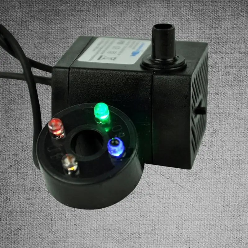 

Мощный погружной водяной насос со светодиодсветильник кой, 3 Вт