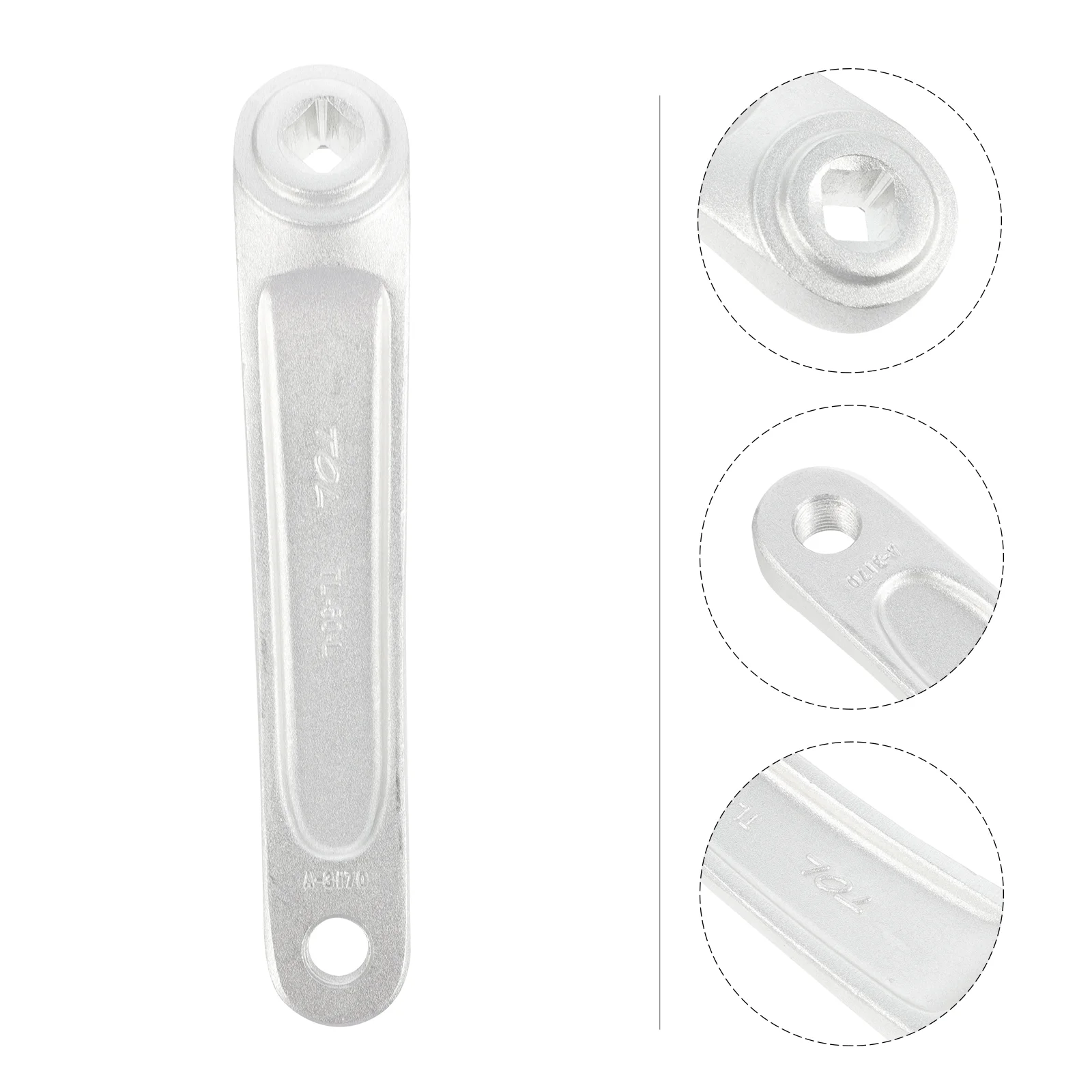 

1 Pc Non-Fade Lightweight Bike Aluminum Alloy Left Single Chain Crank Arm